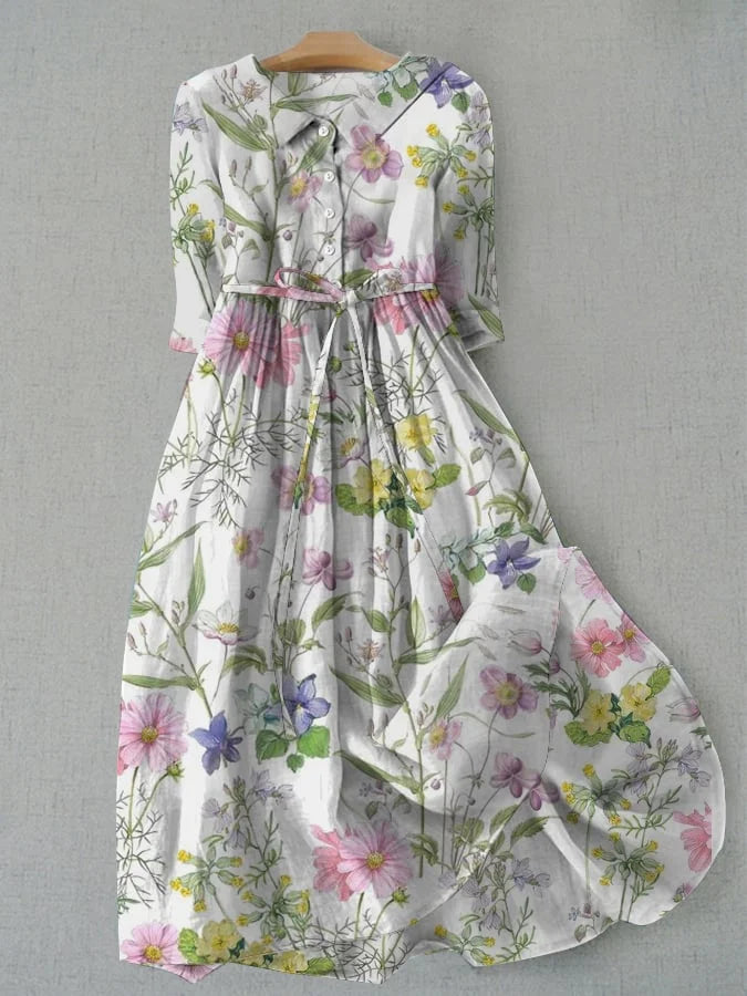 Rosalie | Fin Villblomst Kjole