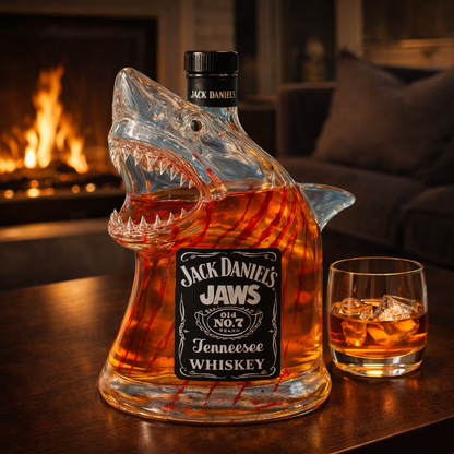 Whiskyflaske - Shark Edition