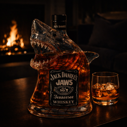 Whiskyflaske - Shark Edition