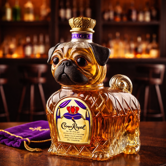 Whiskyflaske - Fransk Bulldog Utgave