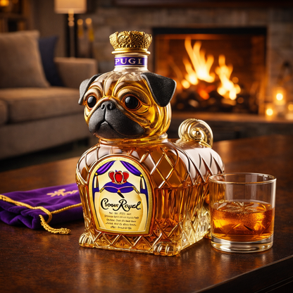 Whiskyflaske - Fransk Bulldog Utgave
