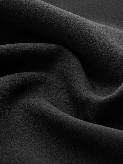Elegant Solid Kjole med Halterneck