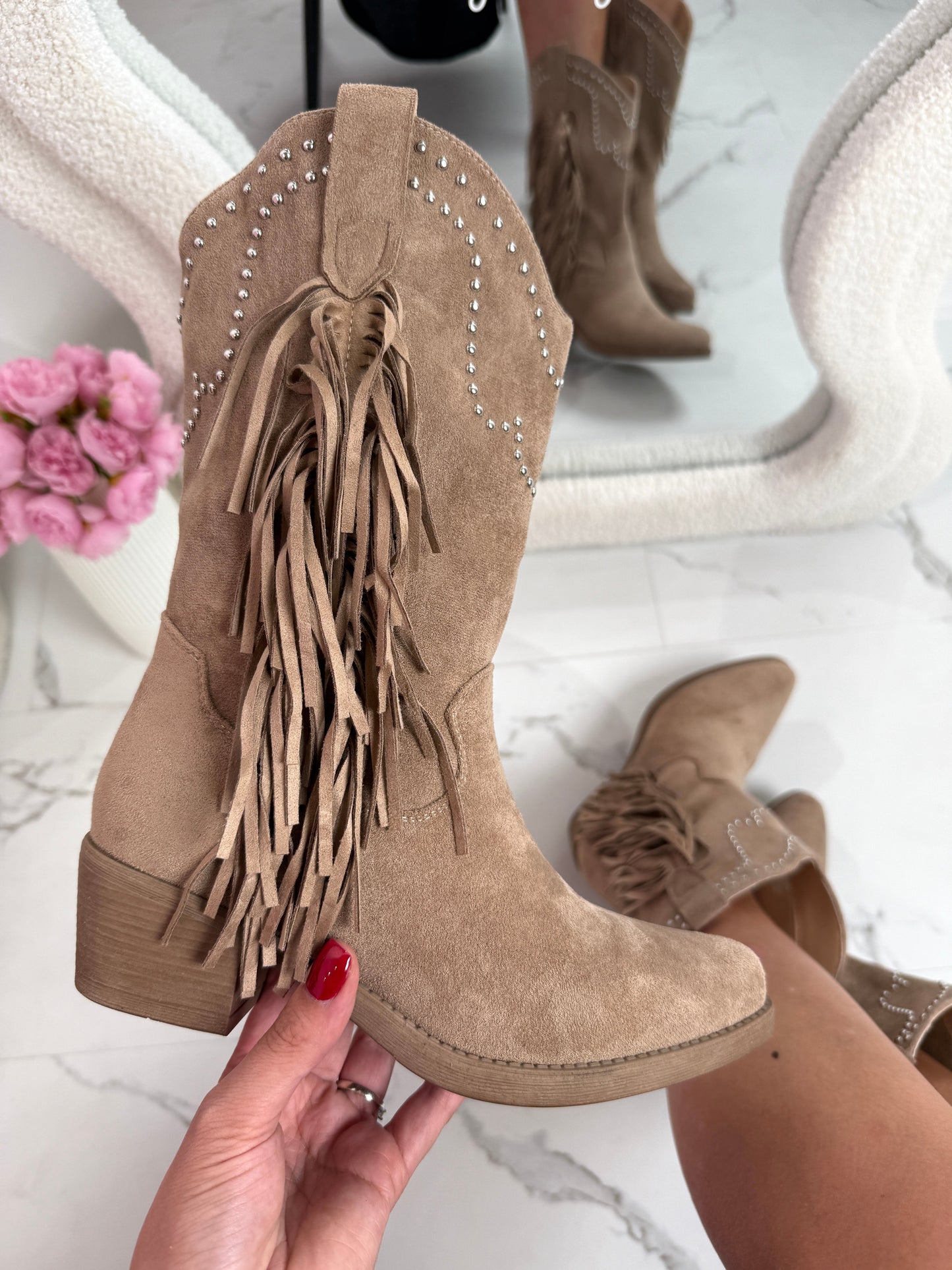 Fringle Western Khaki Støvler