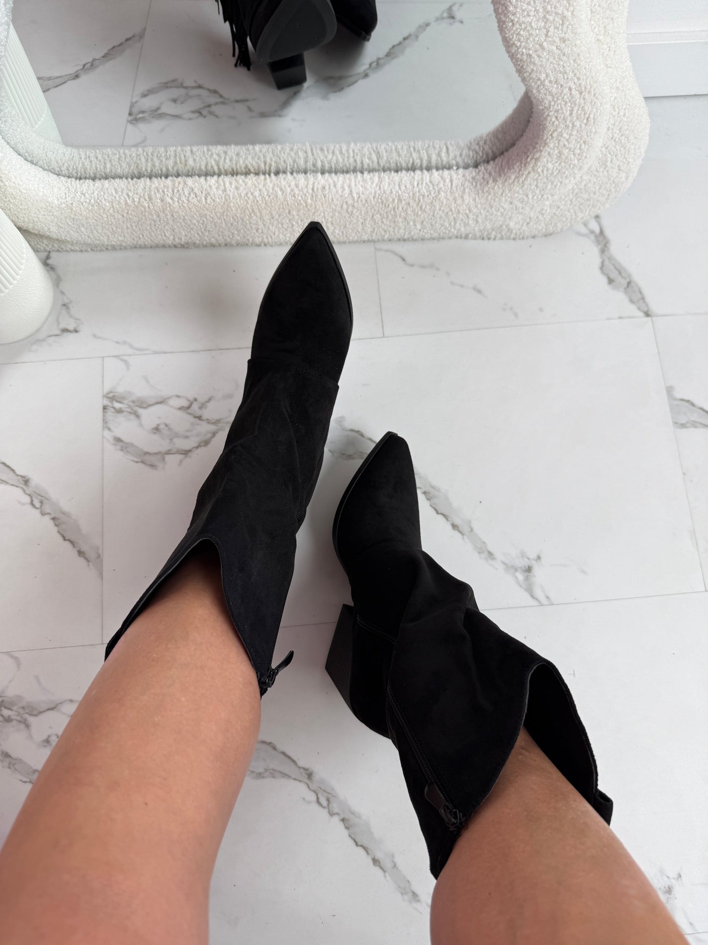 Fringle Sorte Støvler