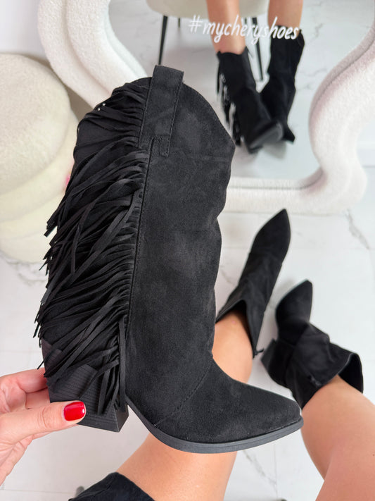 Fringle Sorte Støvler