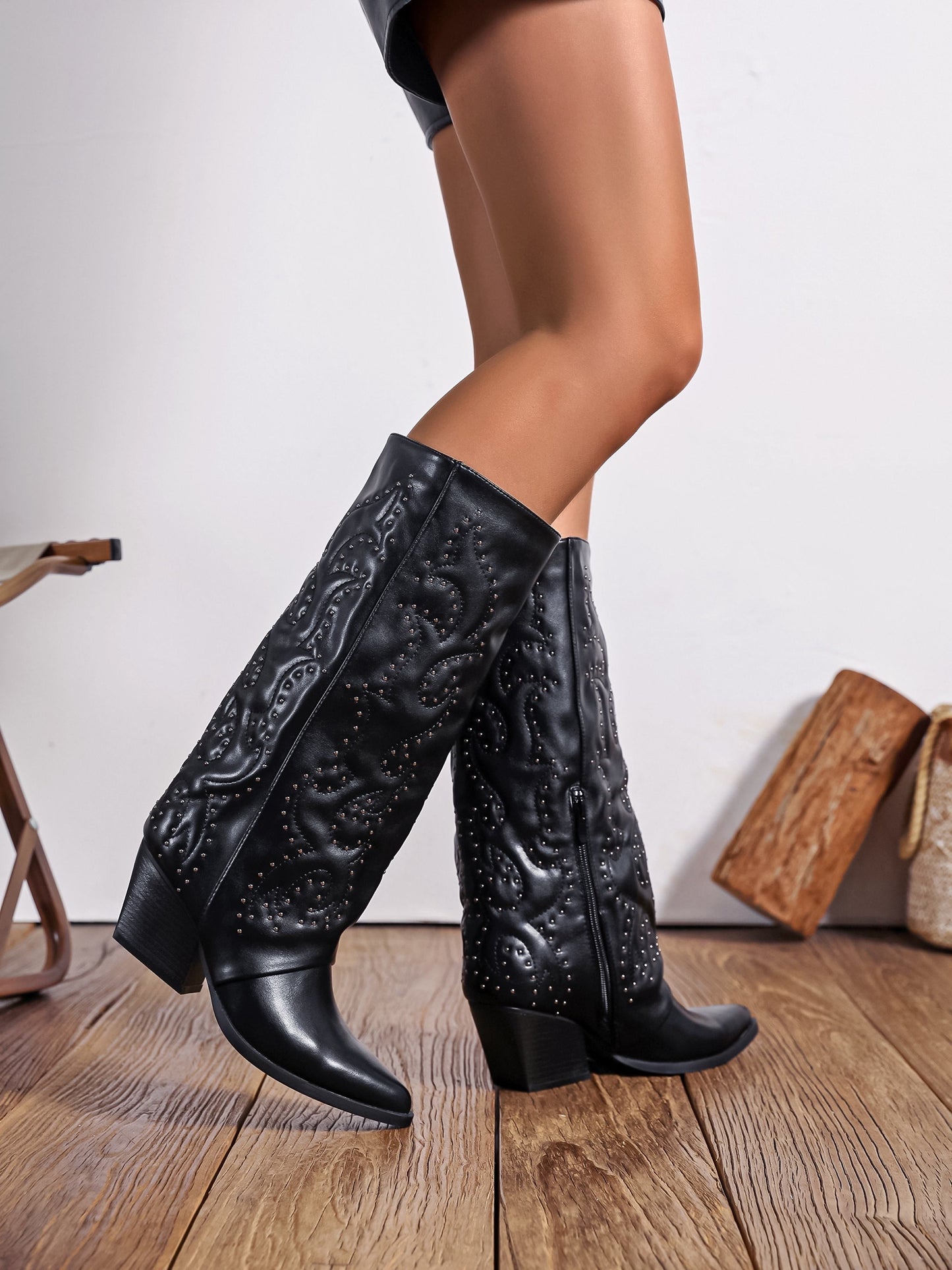 Montana Cover Svarte Støvler