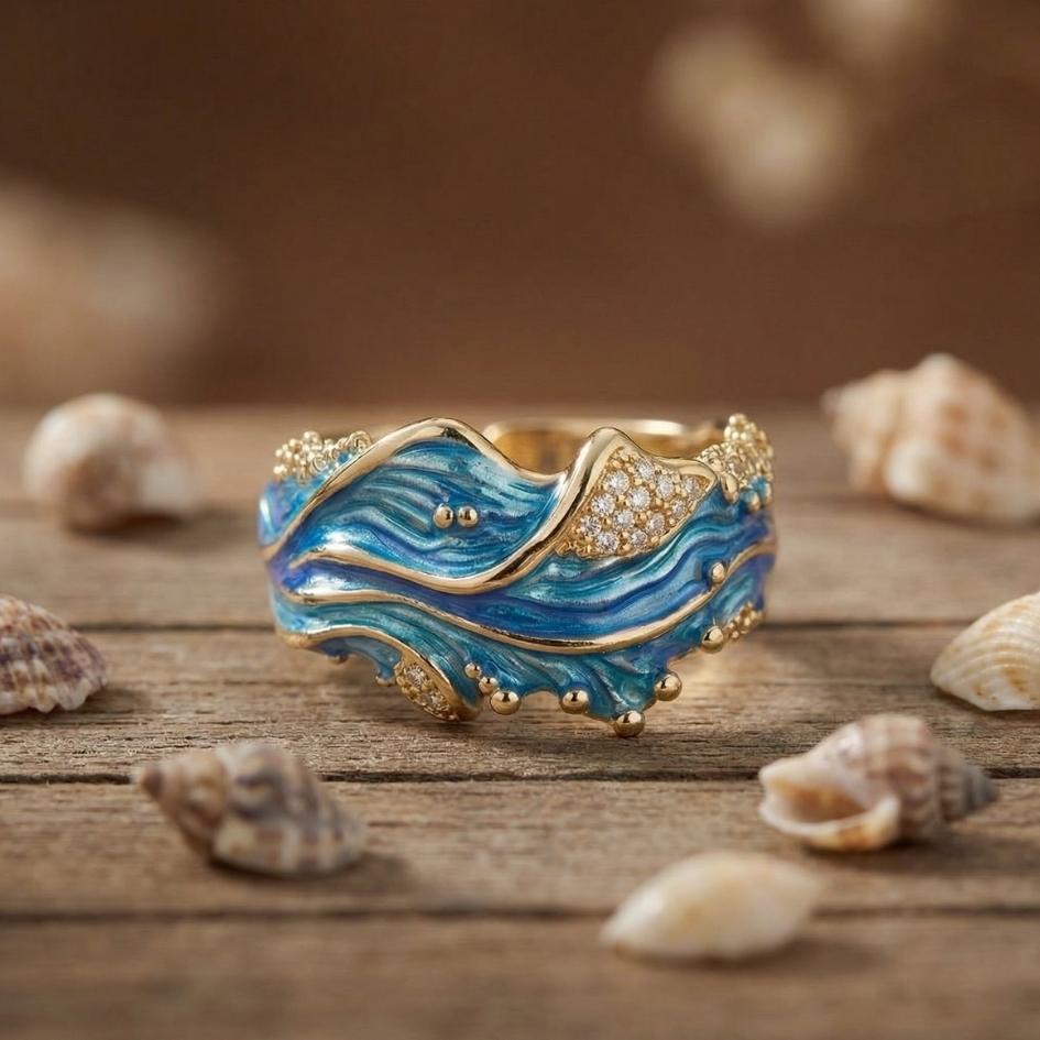 Miralys | Antikk bølget ring