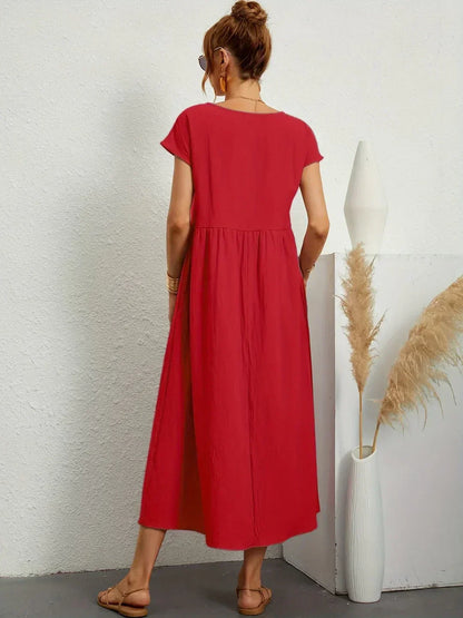 Ursina™ | Flytende Midi Kjole