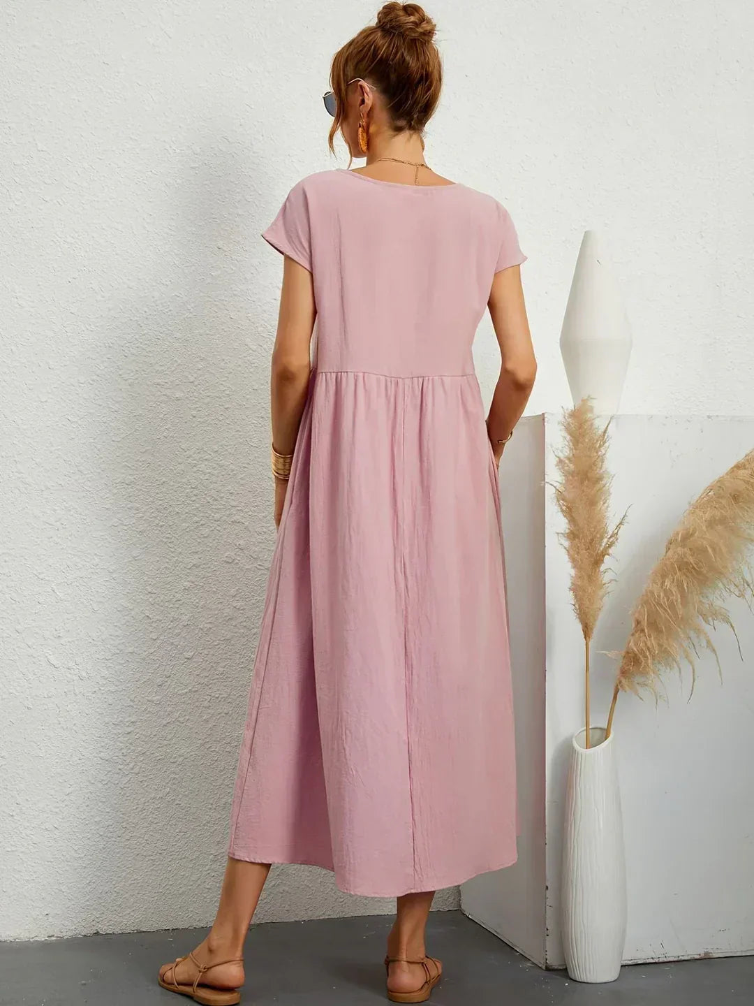 Ursina™ | Flytende Midi Kjole