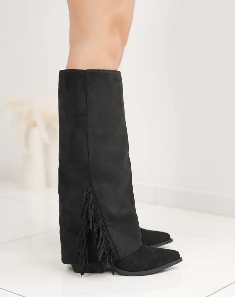 Misha Fringle Sorte Støvler