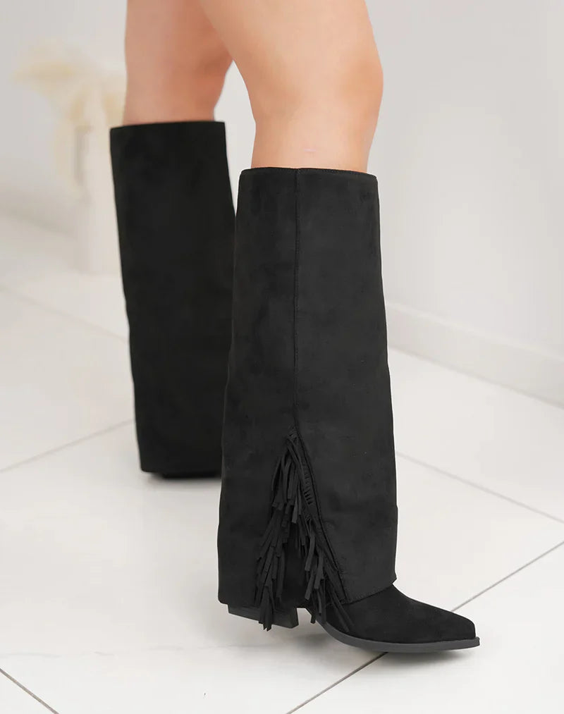 Misha Fringle Sorte Støvler