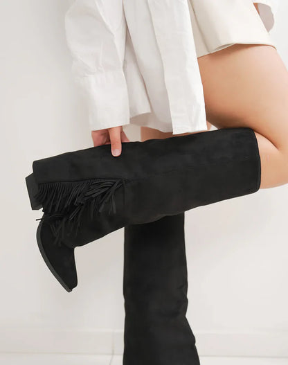 Misha Fringle Sorte Støvler