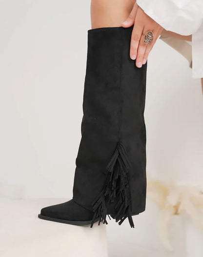 Misha Fringle Sorte Støvler