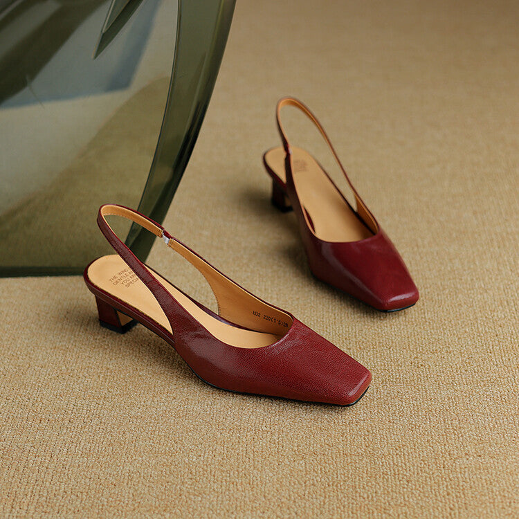 Marion Reeve | Hienostuneet Slingback-korkokengät