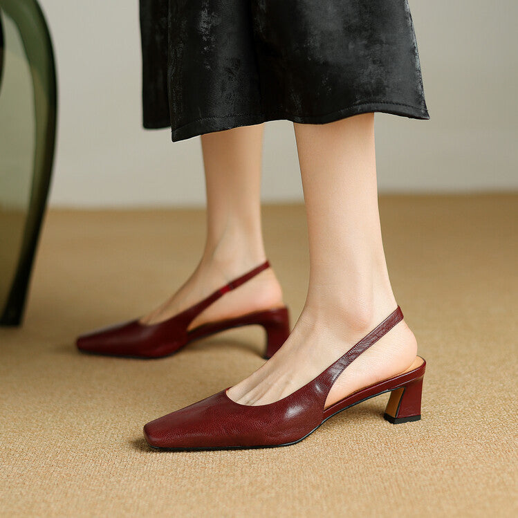 Marion Reeve | Hienostuneet Slingback-korkokengät