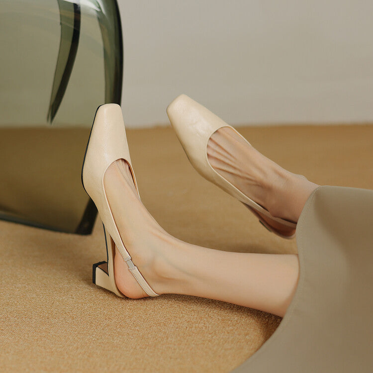 Marion Reeve | Hienostuneet Slingback-korkokengät