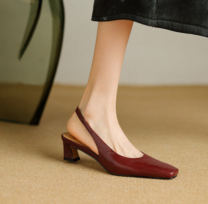 Marion Reeve | Hienostuneet Slingback-korkokengät