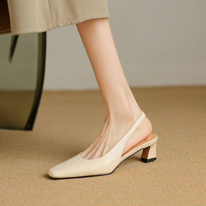 Marion Reeve | Hienostuneet Slingback-korkokengät