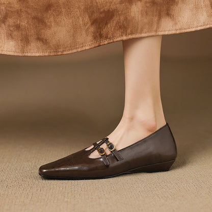 Etta | Brogued Kaksoishihnalla varustetut mulesit