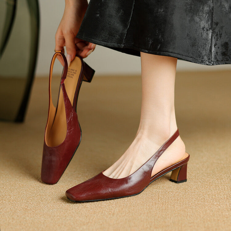Marion Reeve | Hienostuneet Slingback-korkokengät
