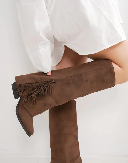 Misha Fringle Brune Støvler