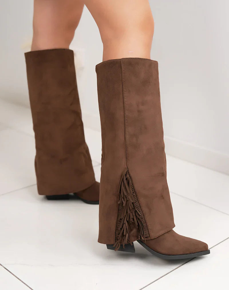 Misha Fringle Brune Støvler