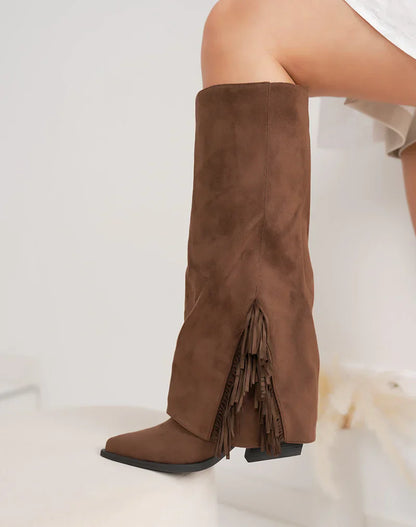 Misha Fringle Brune Støvler