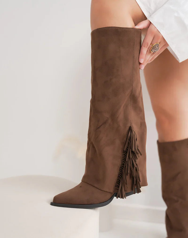 Misha Fringle Brune Støvler