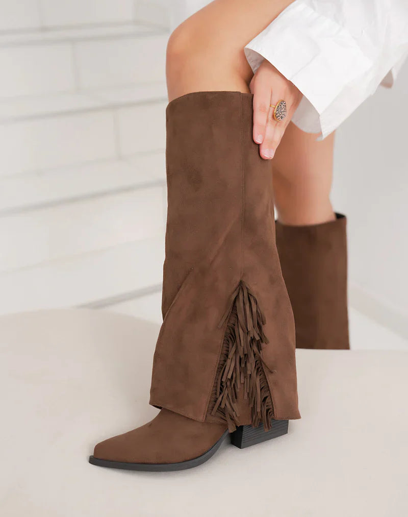 Misha Fringle Brune Støvler