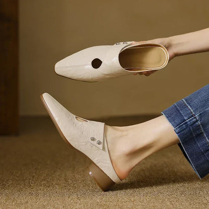 Fenella | Hienostuneet Slip-On Mules