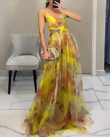 La Scintilla | Robe Maxi Élégance Florale