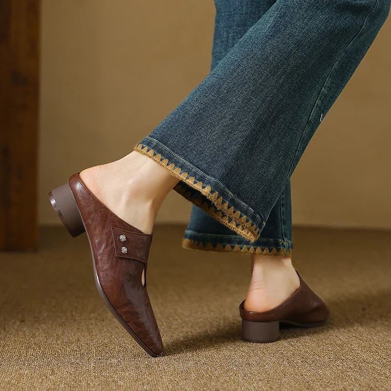 Fenella | Hienostuneet Slip-On Mules
