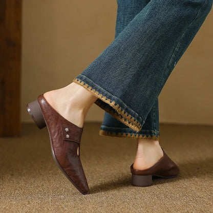 Fenella | Hienostuneet Slip-On Mules