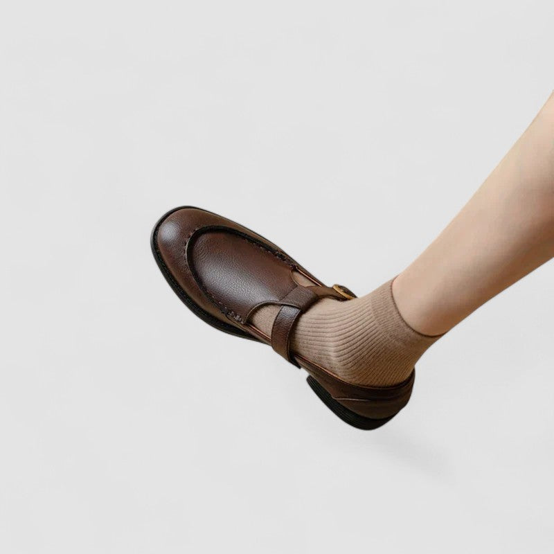 AVERY™|ORTOPEDISKE SANDALER MARY JANE MED FIRKANTET TÅ