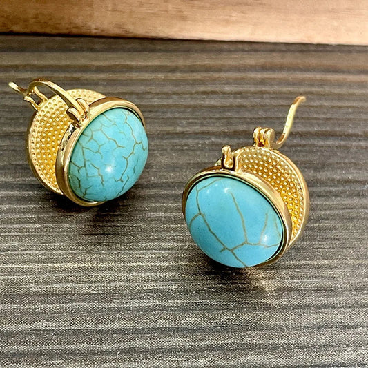 Elegant Vintage Geometrisk Stud Øredobber