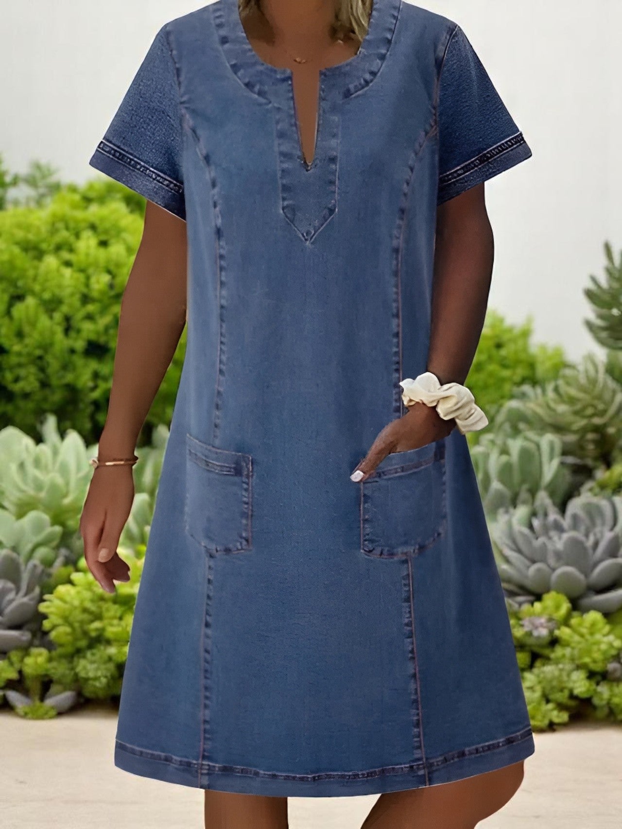 Claire™ | Denim Kjole