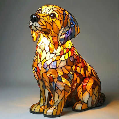 Spirituell Lys Golden Retriever Figur