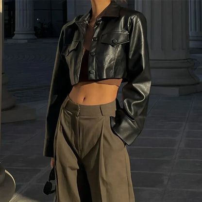 Élise™ | Elegant kunstskinnjakke