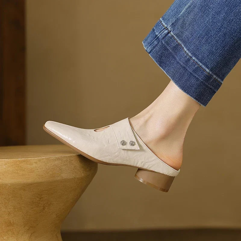Fenella | Hienostuneet Slip-On Mules