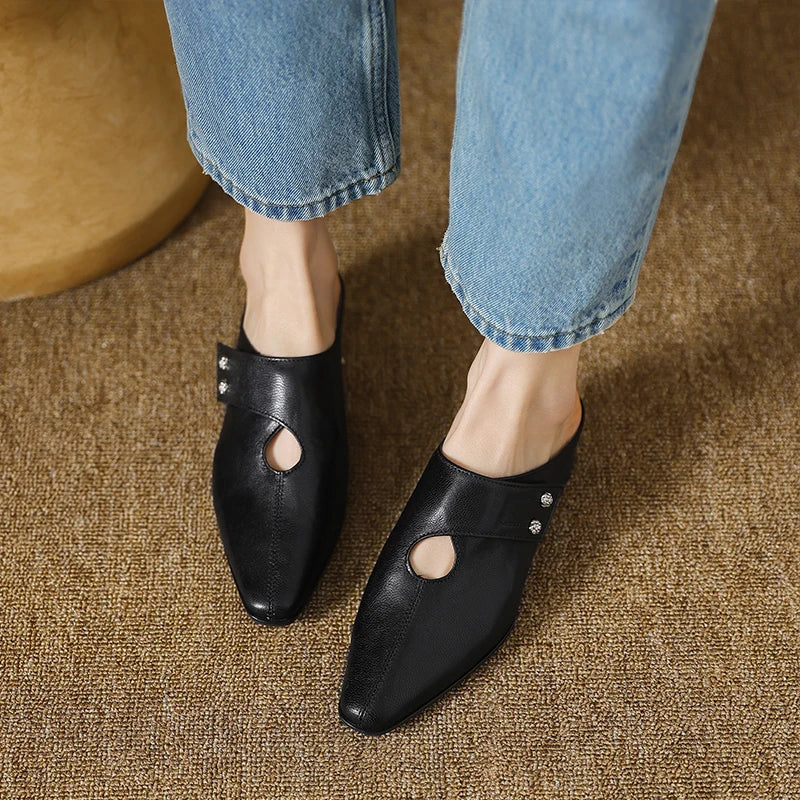 Fenella | Hienostuneet Slip-On Mules