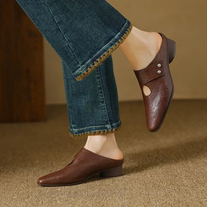 Fenella | Hienostuneet Slip-On Mules