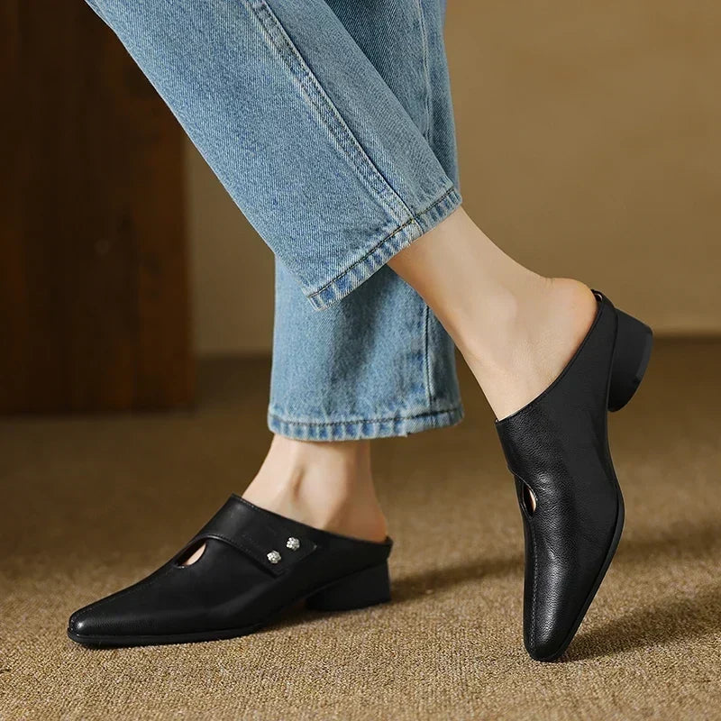 Fenella | Hienostuneet Slip-On Mules