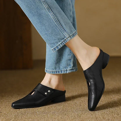 Fenella | Hienostuneet Slip-On Mules