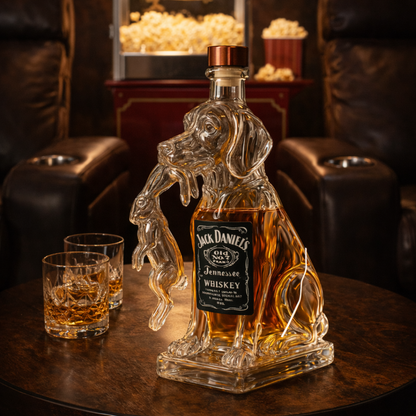 Jack Daniel's Whisky Flaske - Hund Edition