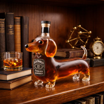 Jack Daniel's Whisky Flaske - Dachshund Utgave