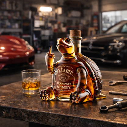 Jack Daniel's Whisky Flaske - Skilpaddeutgave