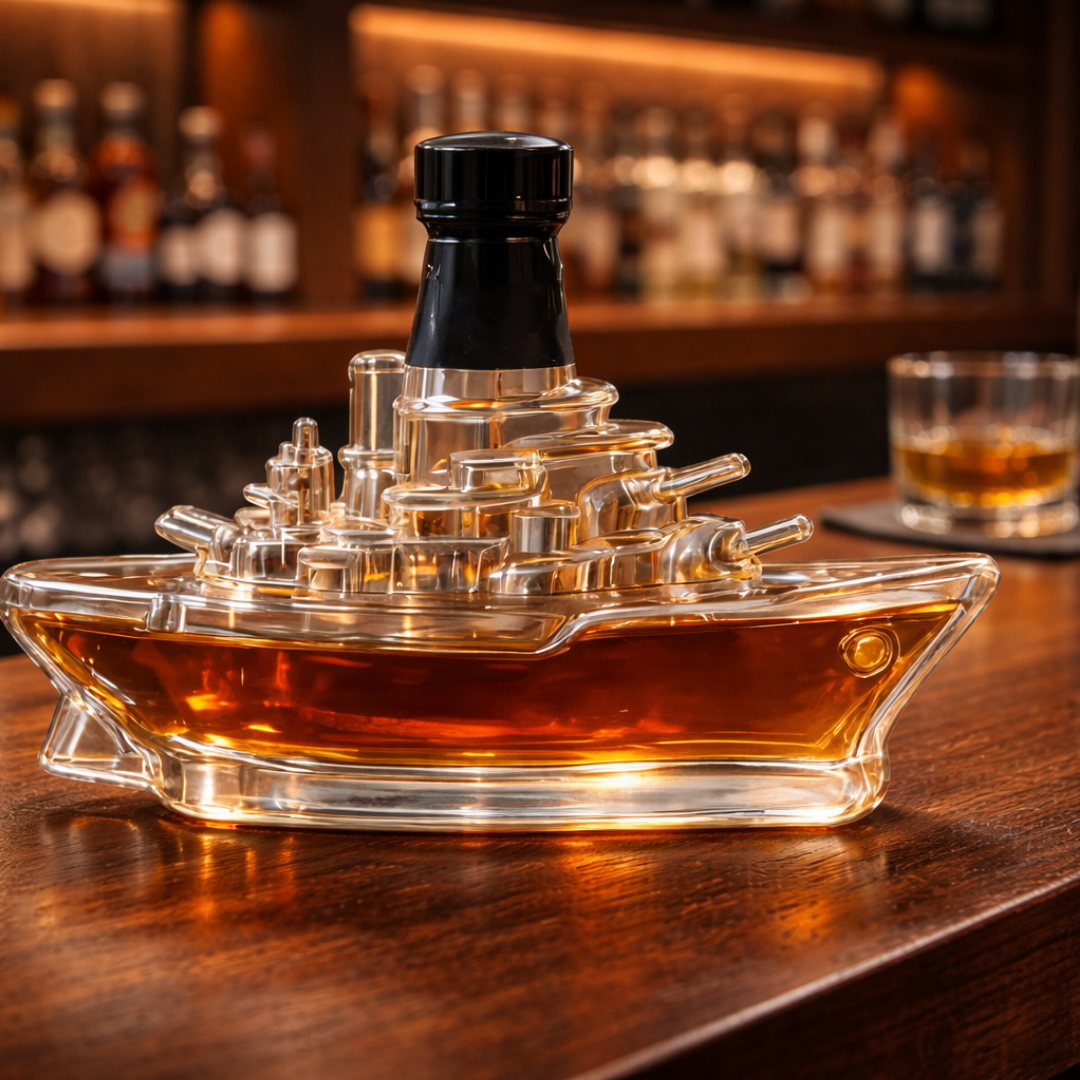 Whiskyflaske - Marineutgave