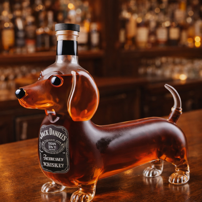 Jack Daniel's Whisky Flaske - Teckel Utgave