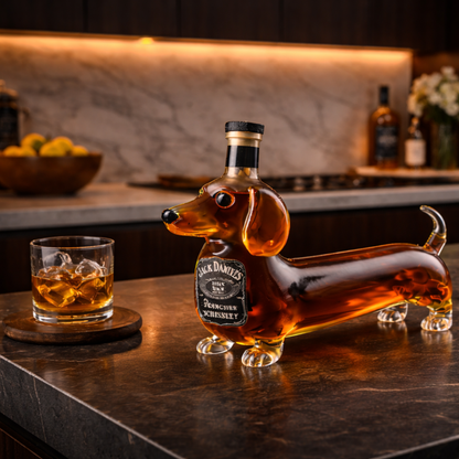 Jack Daniel's Whisky Flaske - Teckel Utgave