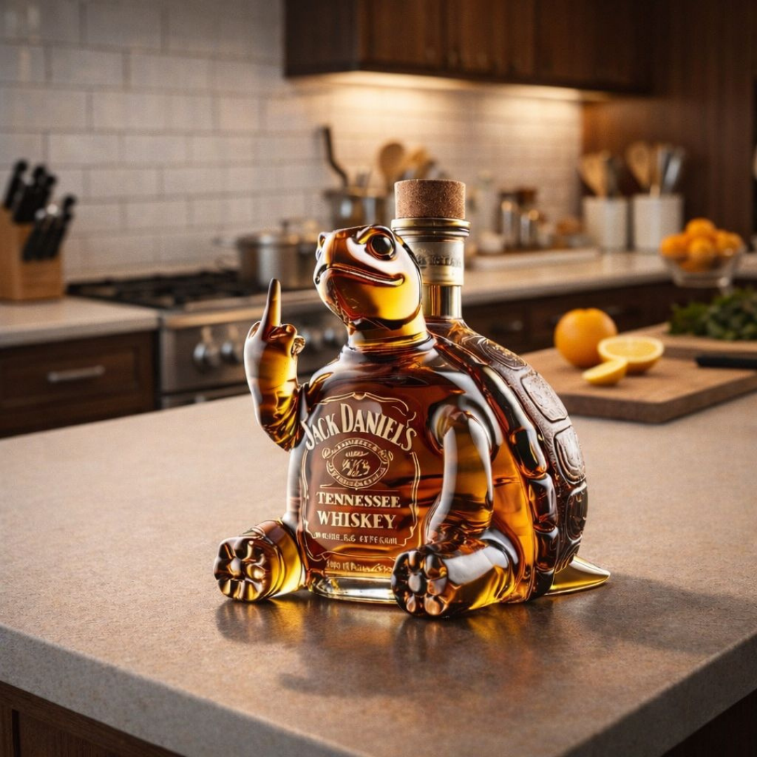 Jack Daniel's Whisky Flaske - Skilpaddeutgave